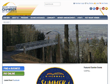 Tablet Screenshot of mountvernonchamber.com